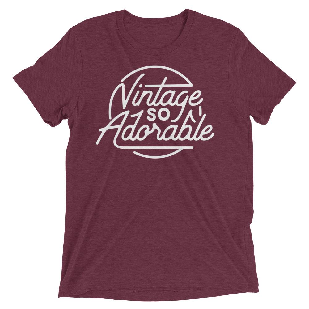 Vintage So Adorable (Triblend)-Triblend T-Shirt-Swish Embassy