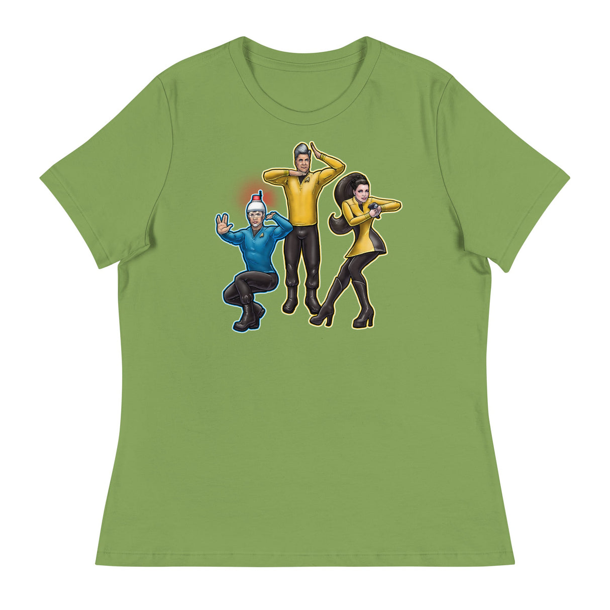 Warp that Effing Duck (Women's Relaxed T-Shirt)-Women's T-Shirts-Swish Embassy