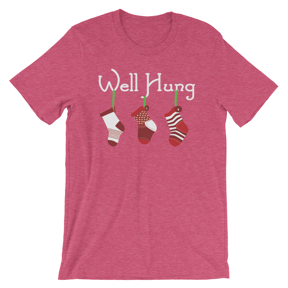 Well Hung Stockings-Christmas T-Shirts-Swish Embassy