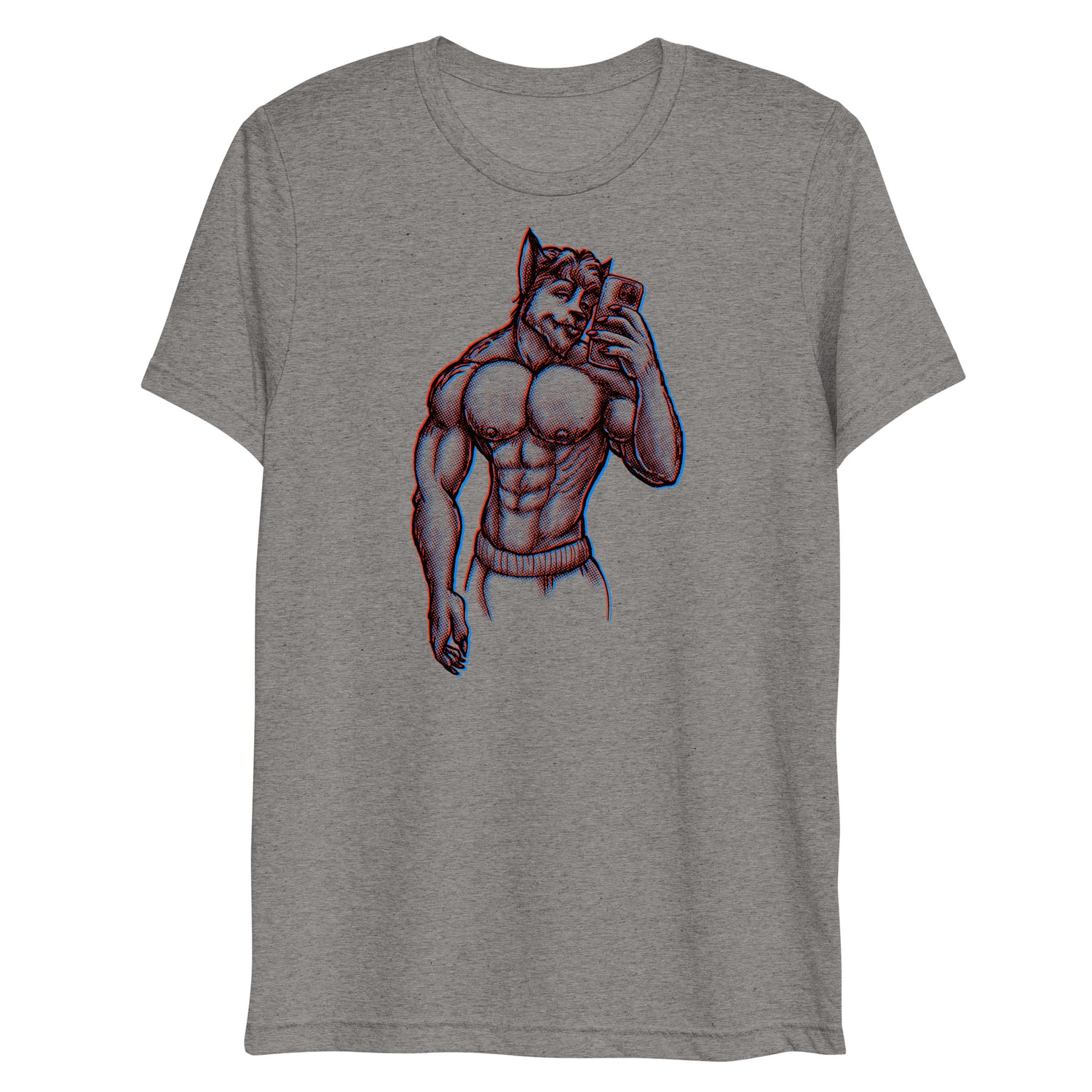 Wolfie (Triblend)-Triblend T-Shirt-Swish Embassy