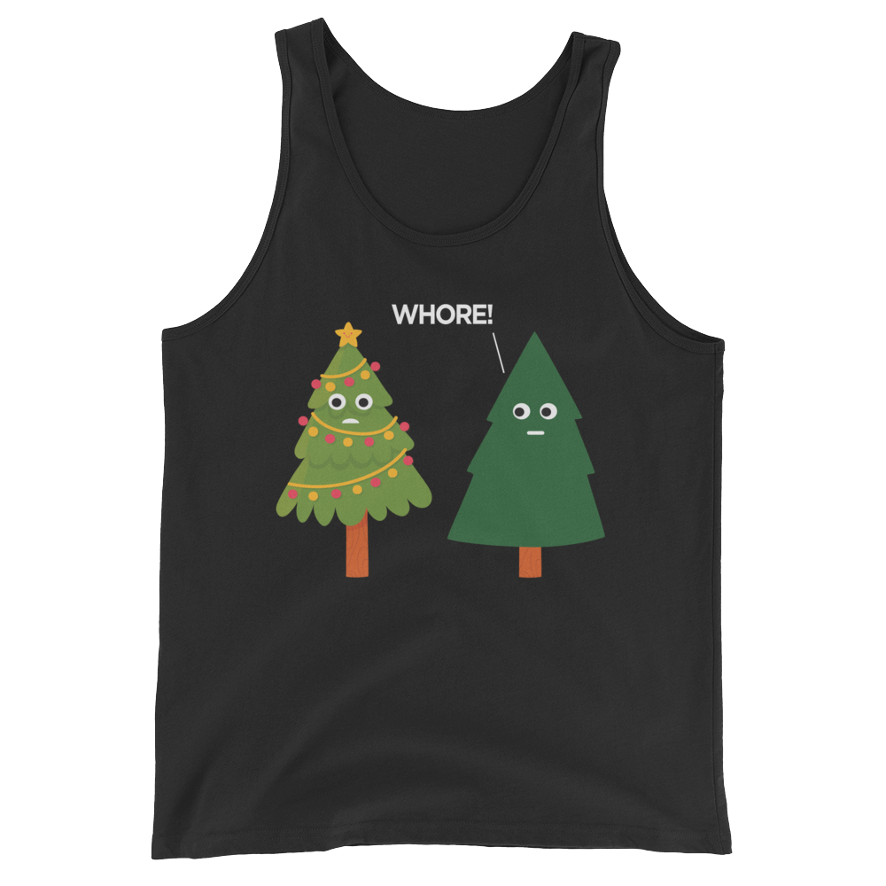 X-Mas Tree Shade (Tank Top)-Christmas Tank Tops-Swish Embassy