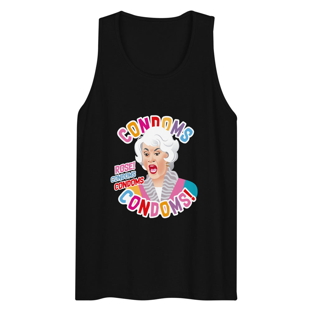 Condoms! (Tank Top) - Black