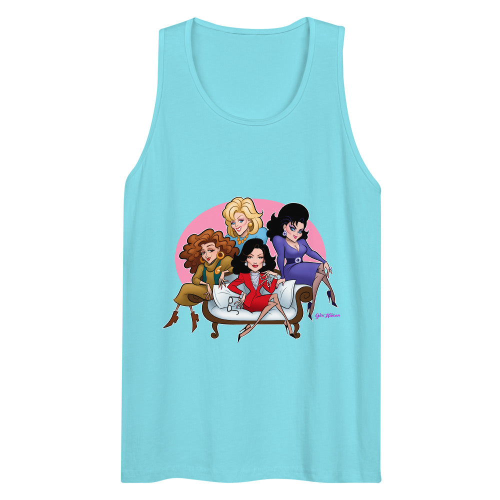 Southern Belles (Tank Top) - Pacific Blue