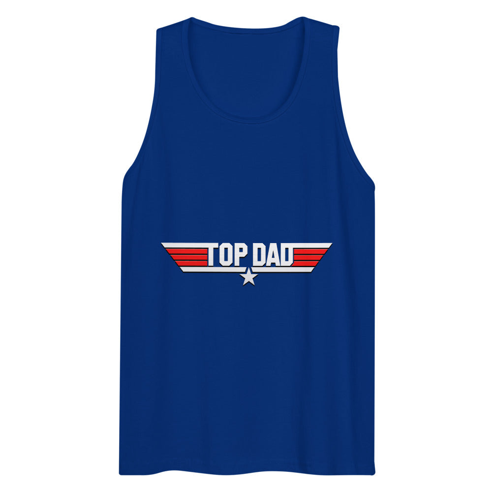 Top Dad/Daddy/Zad/Zaddy (Tank Top) - Team Royal