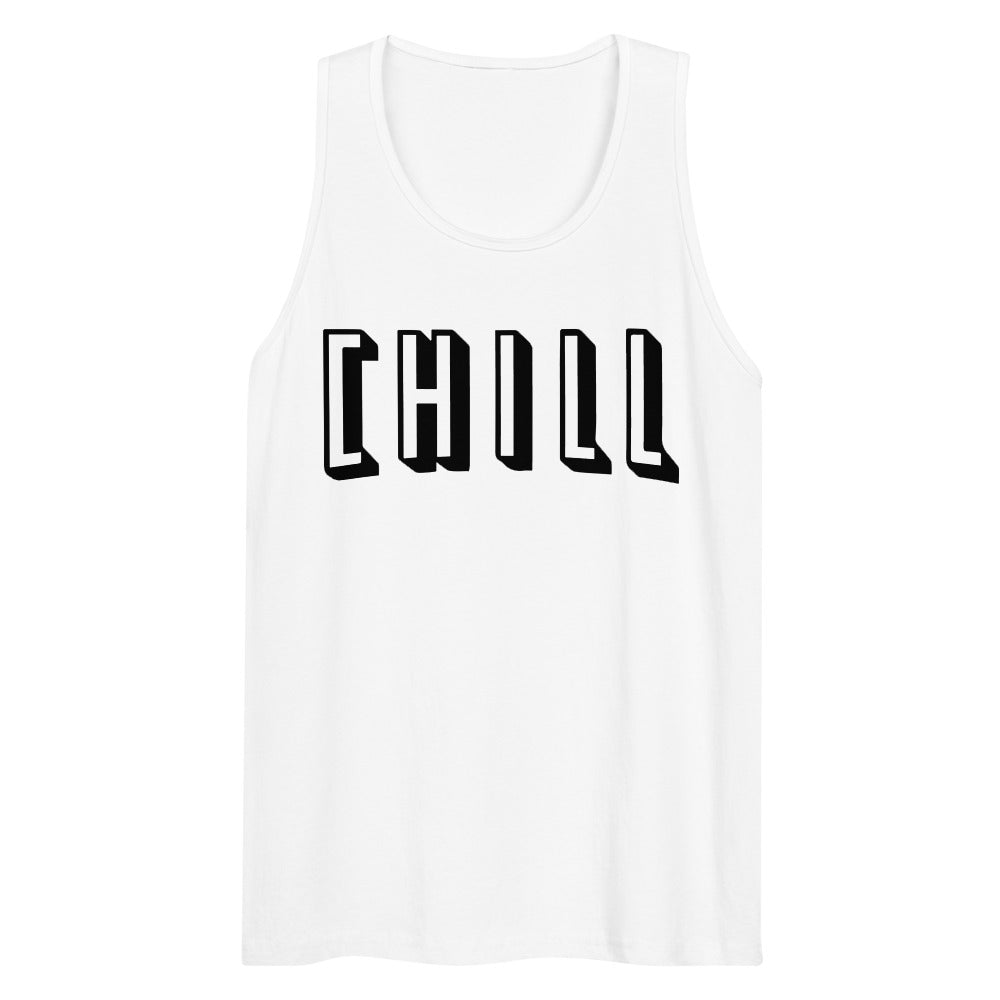 Netflix and Chill (Tank Top) - White