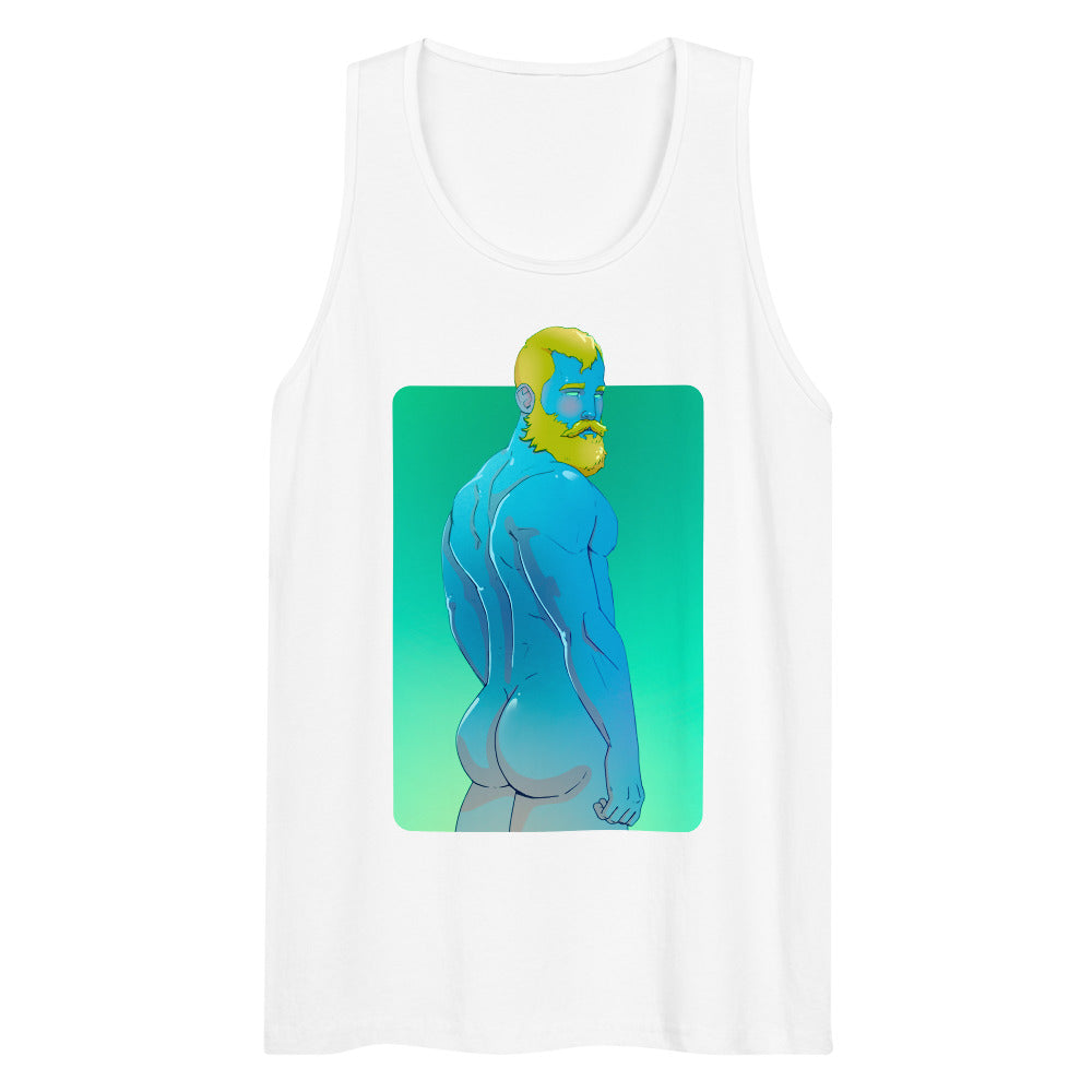 Scandinavian Tan (Tank Top) - White