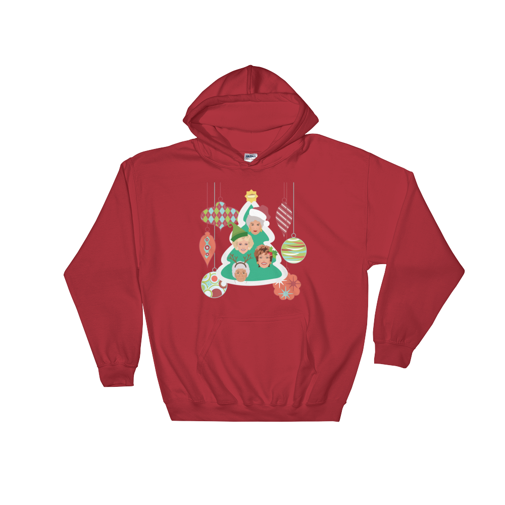 A Golden Christmas (Hoodie)-Christmas Hoodies-Swish Embassy