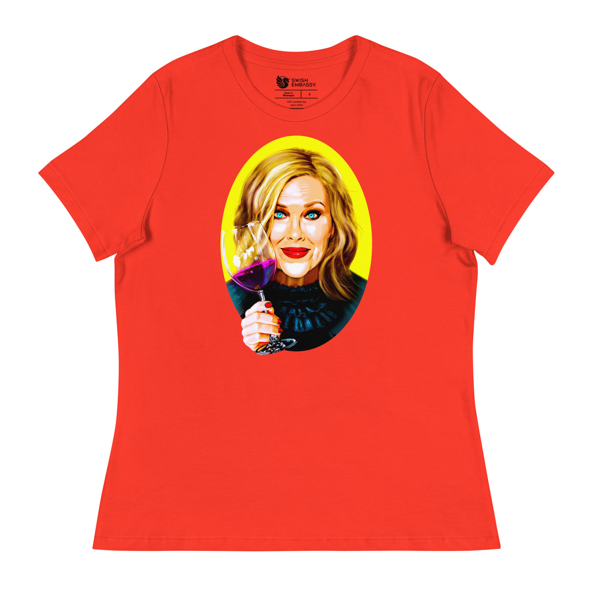 A Lotta Bit Chardonnay (Women's Relaxed T-Shirt)-Women's T-Shirts-Swish Embassy