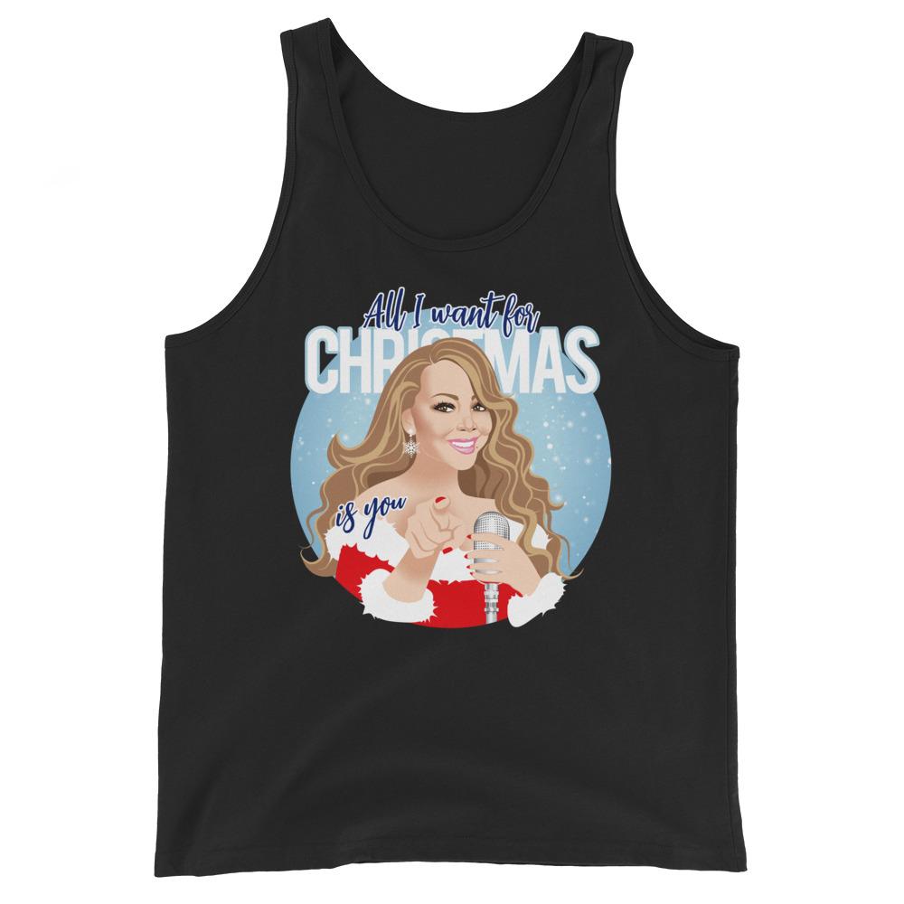 All I Want (Tank Top)-Christmas Tank Tops-Swish Embassy