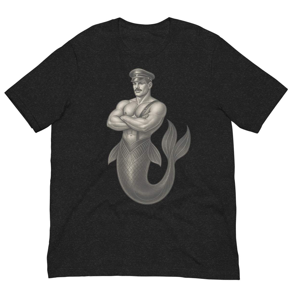 Art Deco Merman-T-Shirts-Swish Embassy