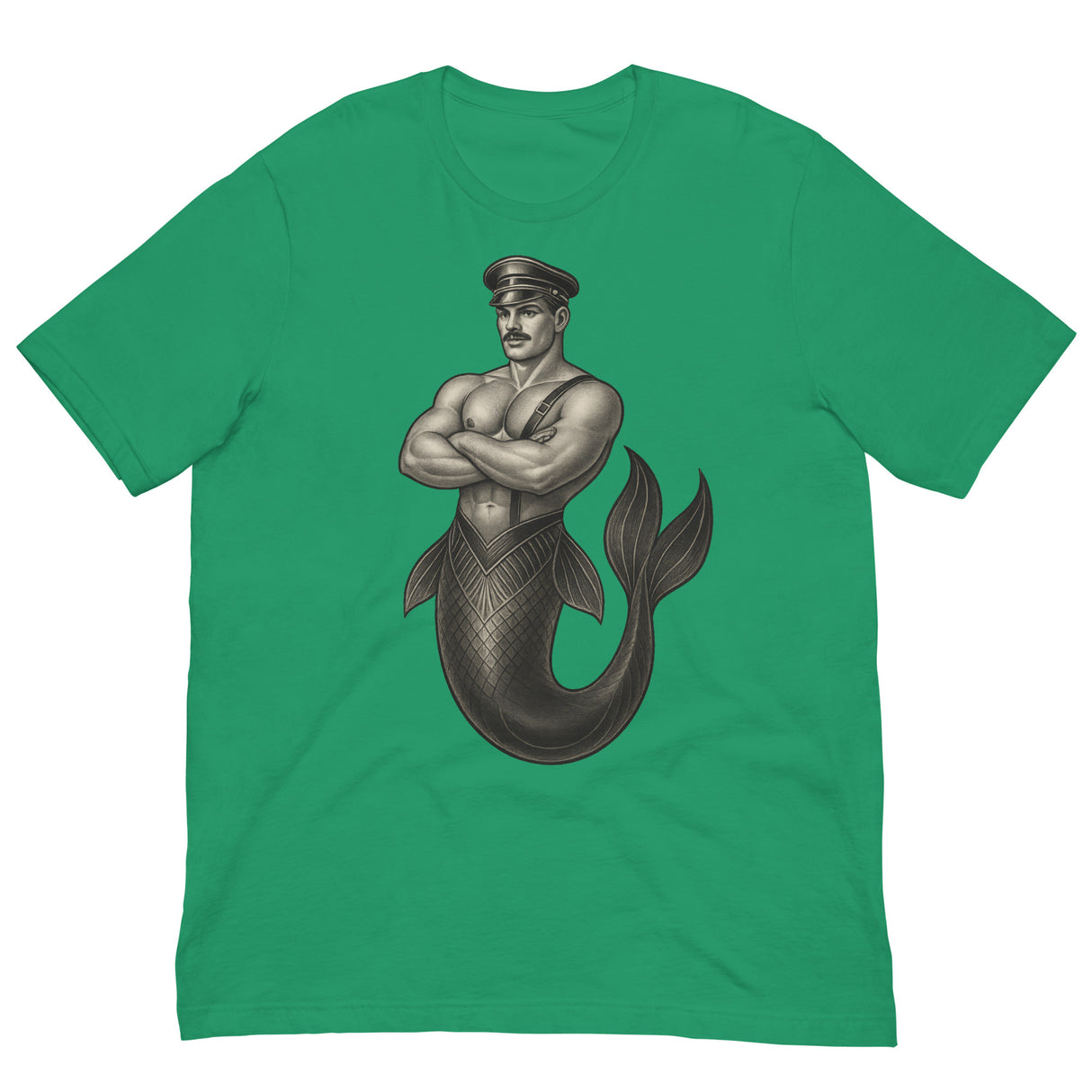 Art Deco Merman-T-Shirts-Swish Embassy