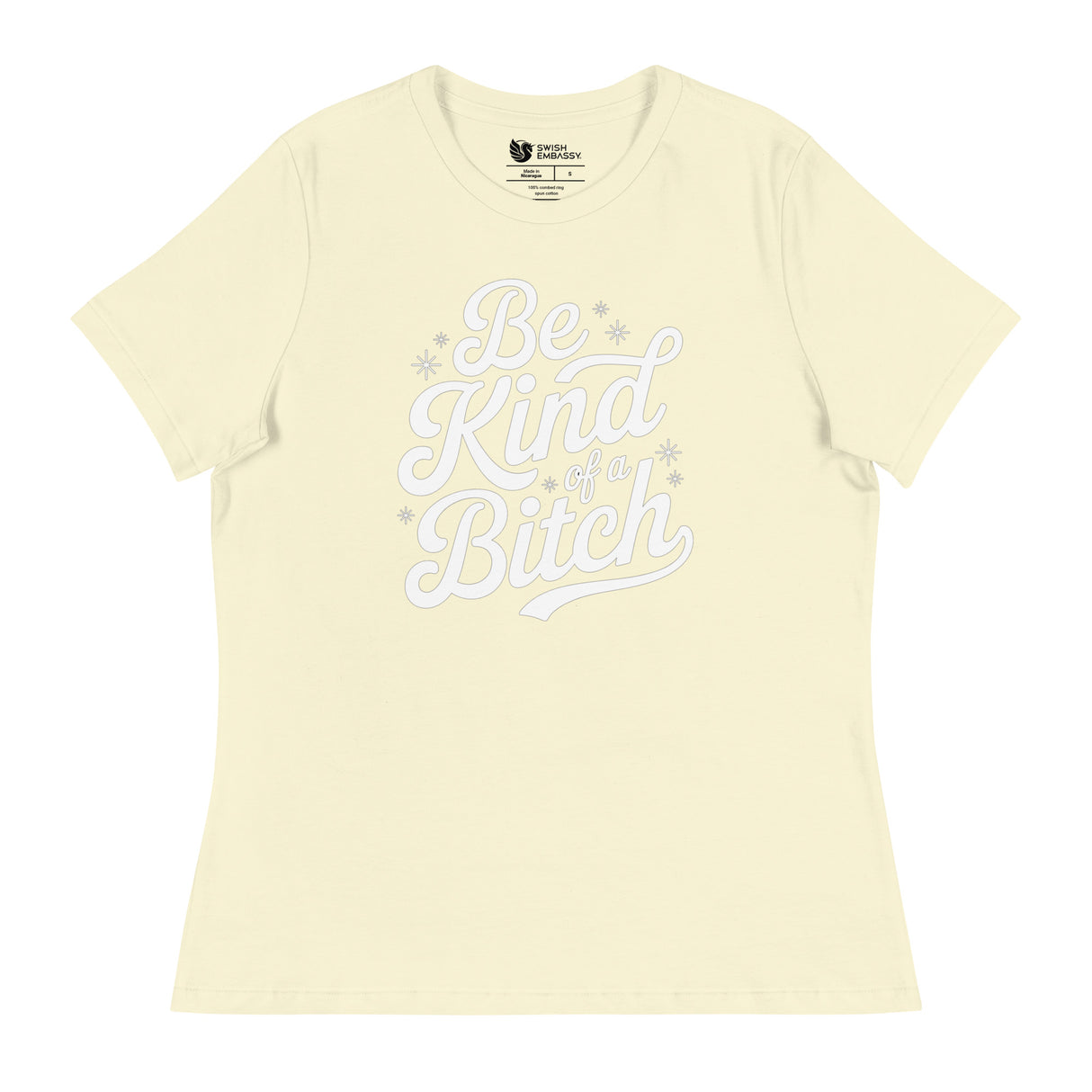 Be Kind of a B*tch (Women's Relaxed T-Shirt)-Women's T-Shirts-Swish Embassy