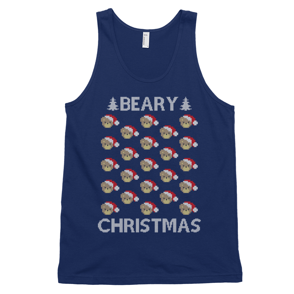 Beary Christmas (Tank Top)-Christmas Tank Tops-Swish Embassy