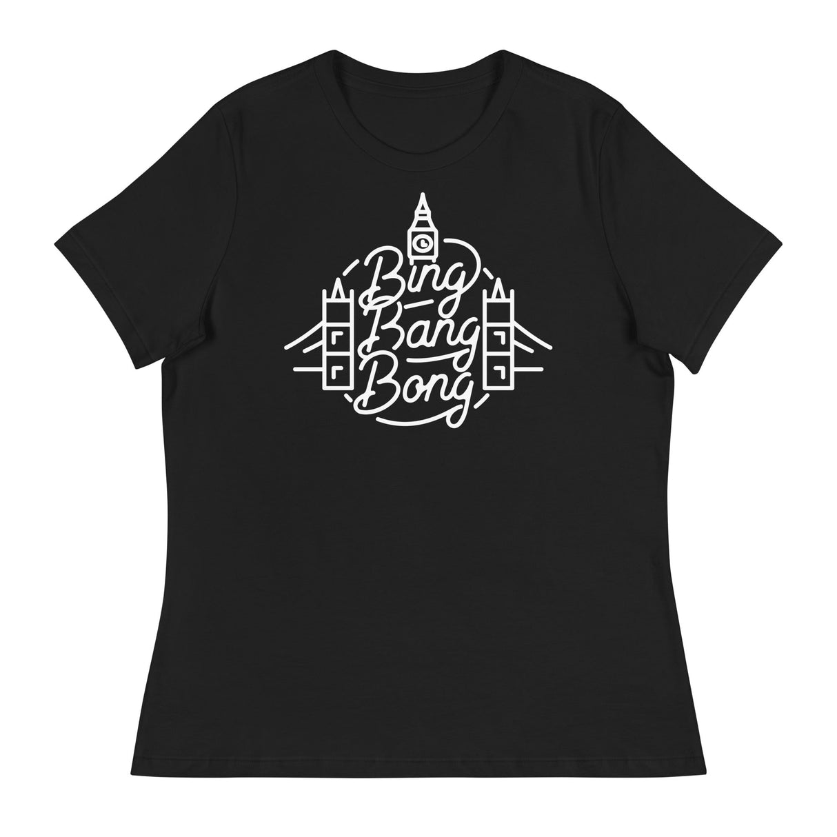 Bing Bang Bong (Women's Relaxed T-Shirt)-Women's T-Shirts-Swish Embassy