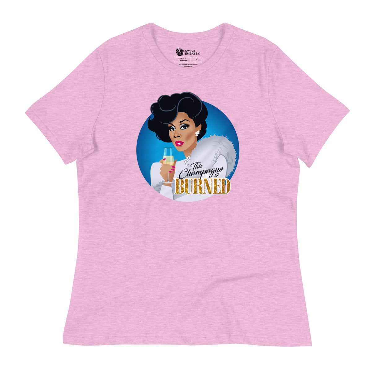 Burned (Women's Relaxed T-Shirt)-Women's T-Shirts-Swish Embassy