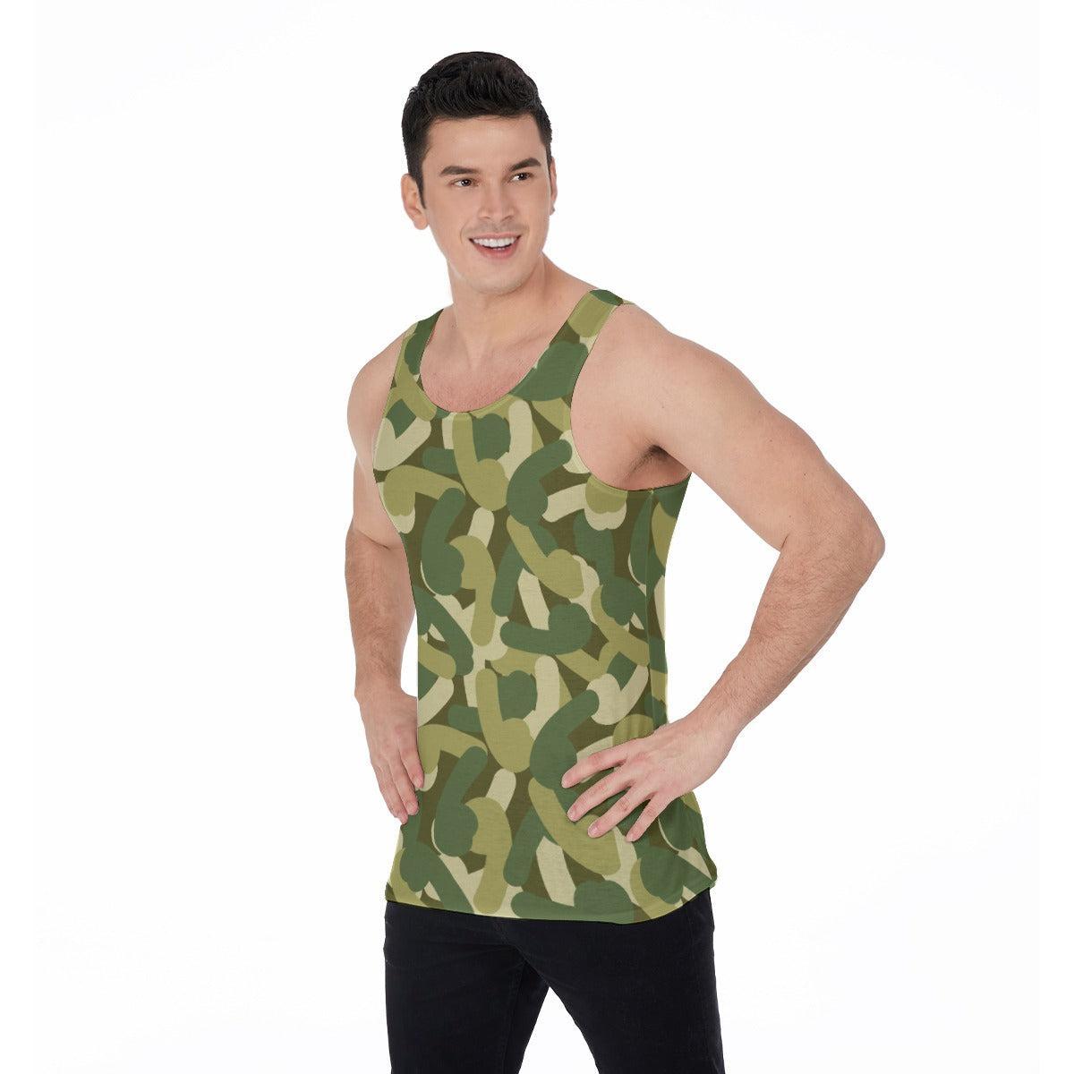 Camo Wiener (Allover Tank Top)-Allover Tank Top-Swish Embassy