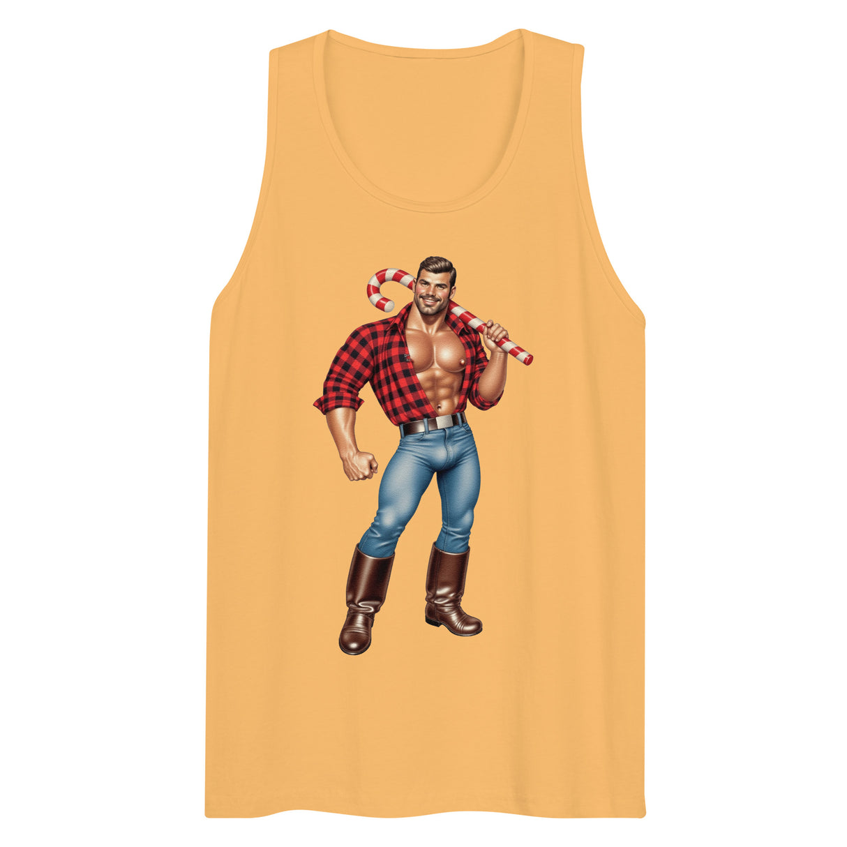 Candy Man (Tank top)-Christmas Tank Tops-Swish Embassy