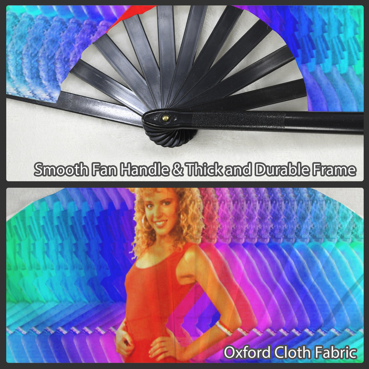 Can't Get Hue Out of My Head (Folding Clack Fan)
