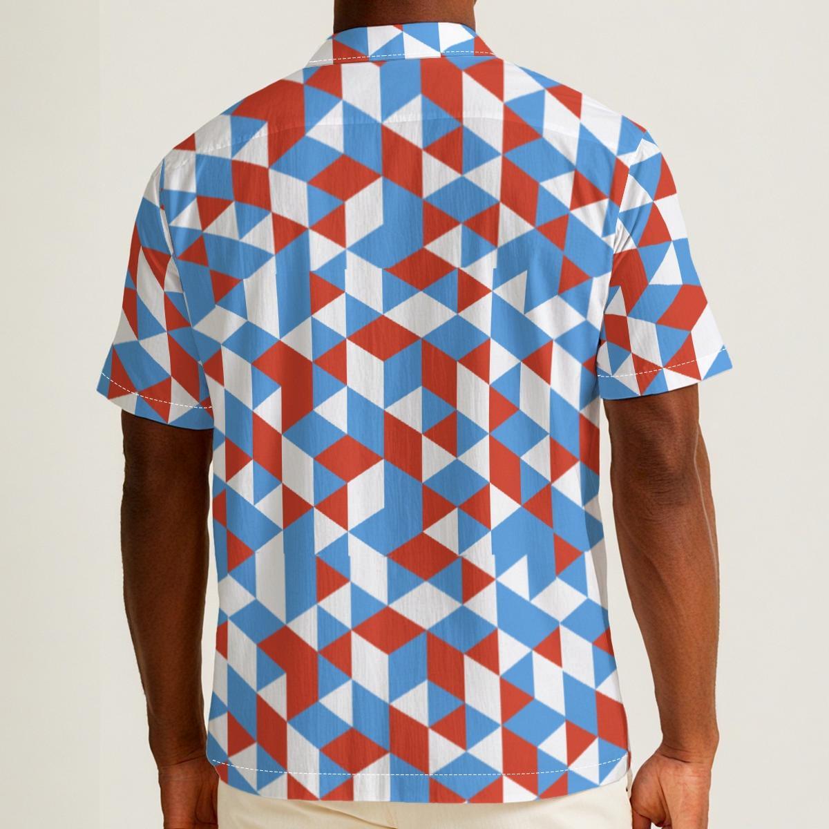 Cubic (Cotton Button Shirt)-Cotton Button Shirt-Swish Embassy