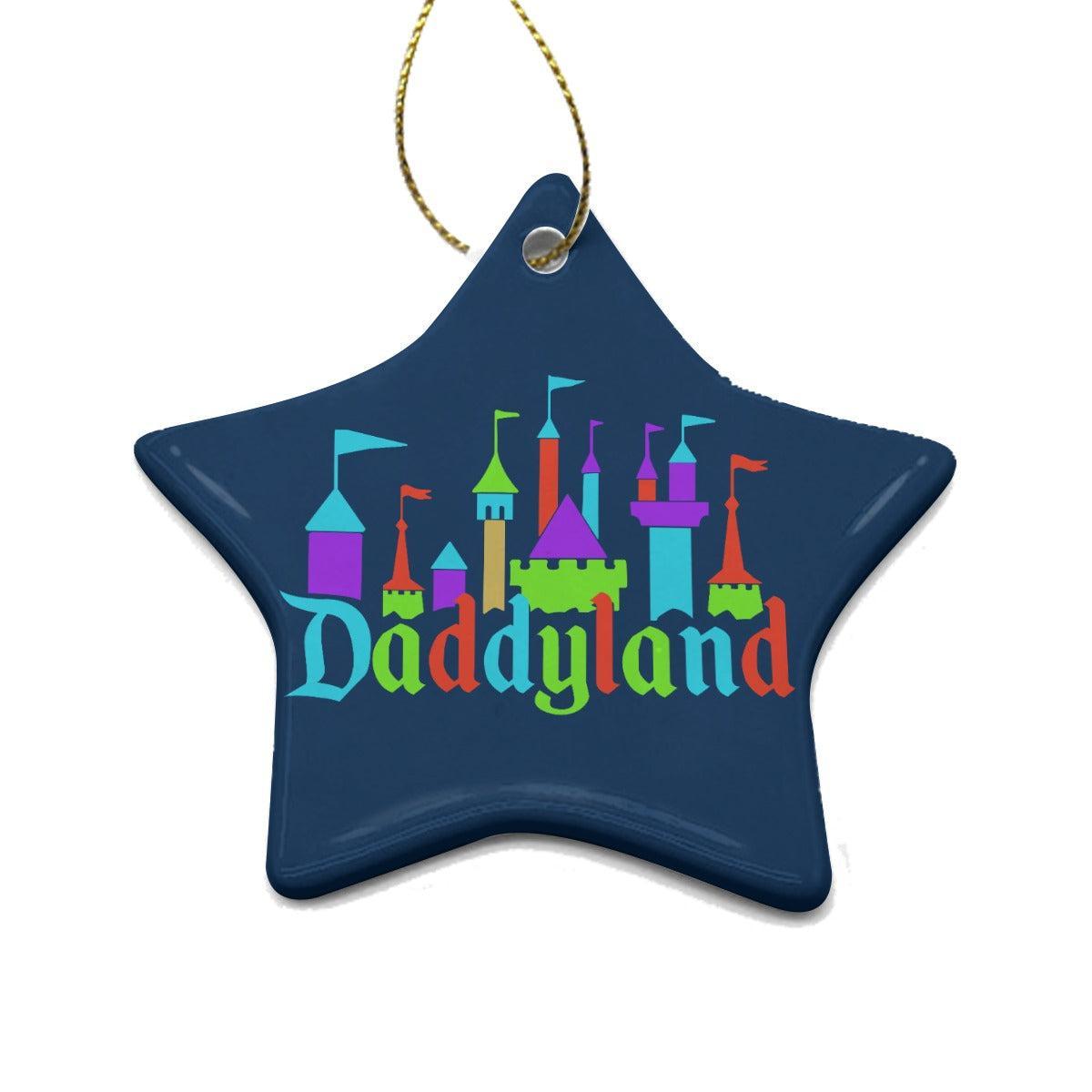 Daddyland (Ceramic Holiday Keepsake)-Ceramic Holiday Keepsake-Swish Embassy