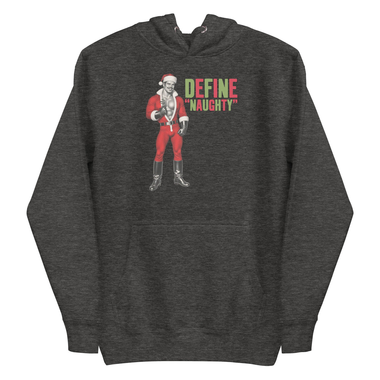 Define Naughty (Hoodie)-Christmas Hoodies-Swish Embassy