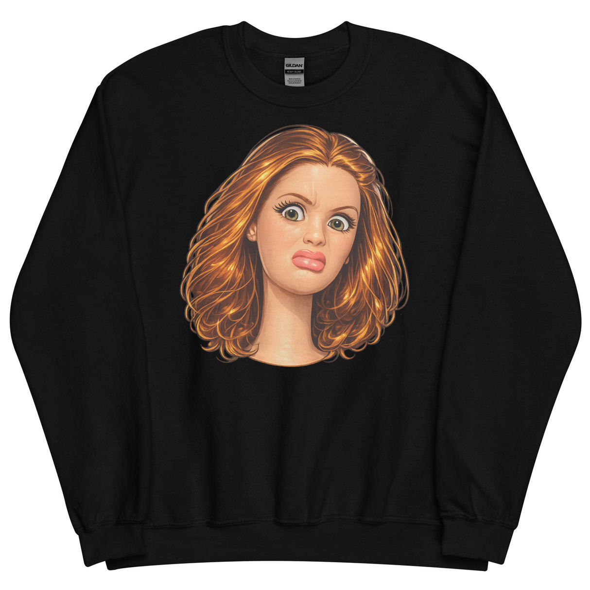 Disgusted Doll (Sweatshirt)-Sweatshirt-Swish Embassy