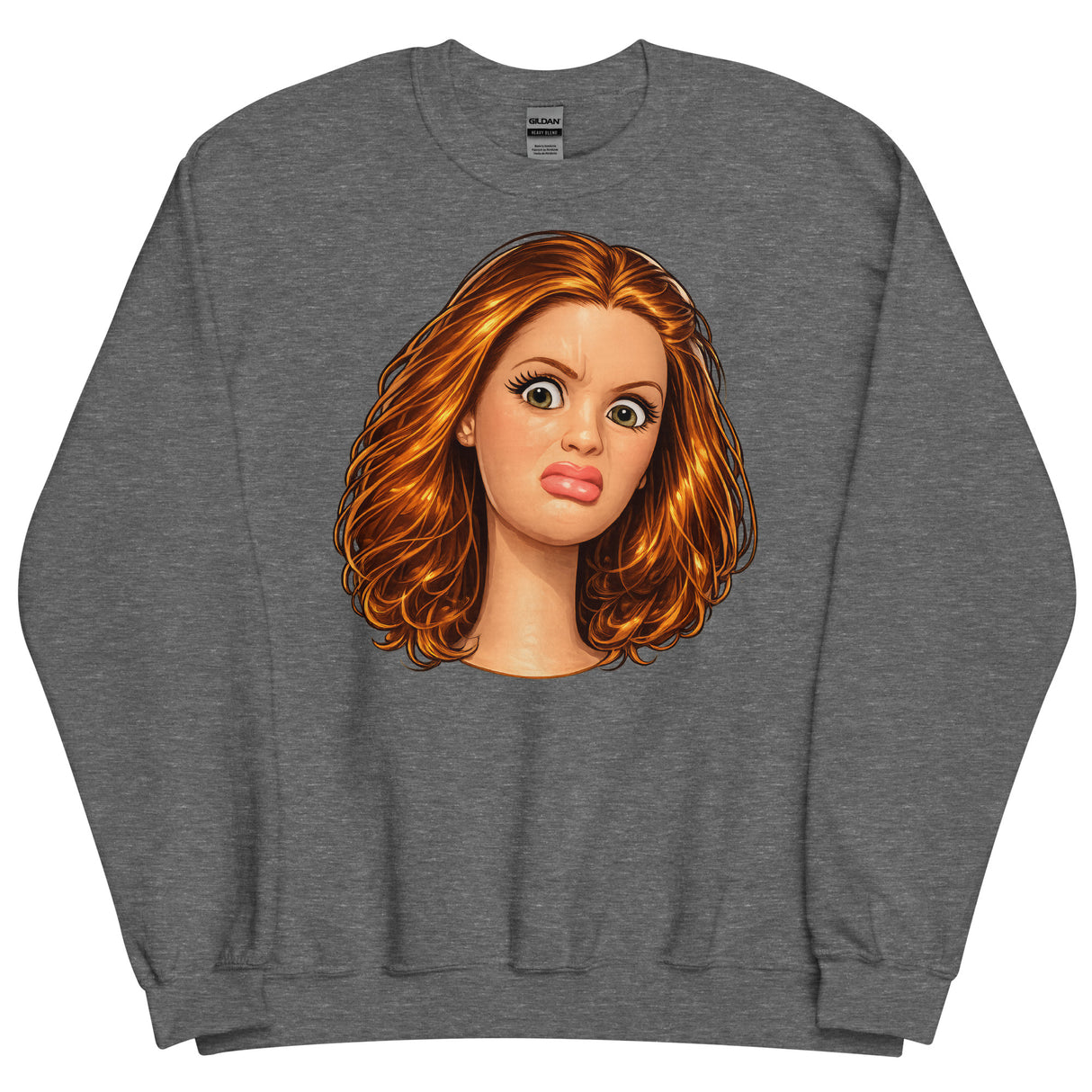 Disgusted Doll (Sweatshirt)-Sweatshirt-Swish Embassy