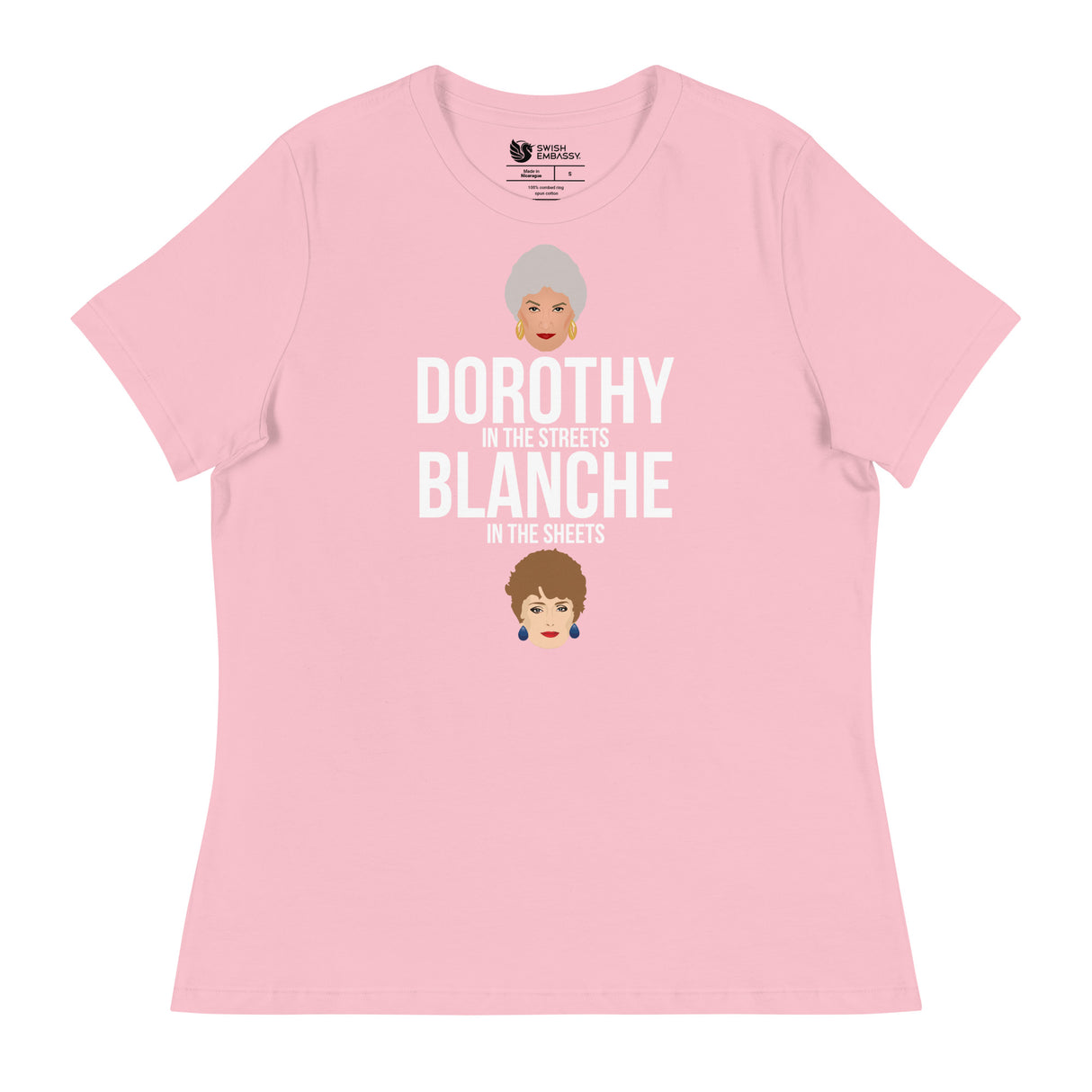 Dorothy in the Streets, Blanche in the Sheets (Women's Relaxed T-Shirt)-Women's T-Shirts-Swish Embassy