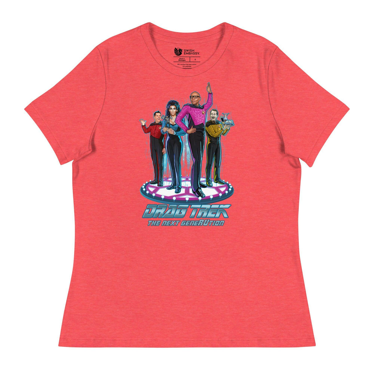 Drag Trek (Women's Relaxed T-Shirt)-Women's T-Shirts-Swish Embassy