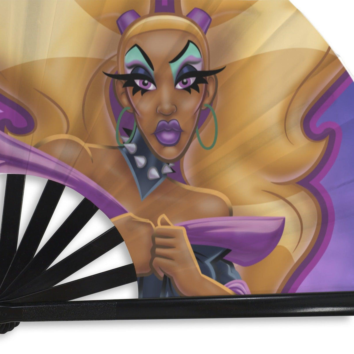 Dyna Bolical (Folding Clack Fan)-Folding Fans-Swish Embassy