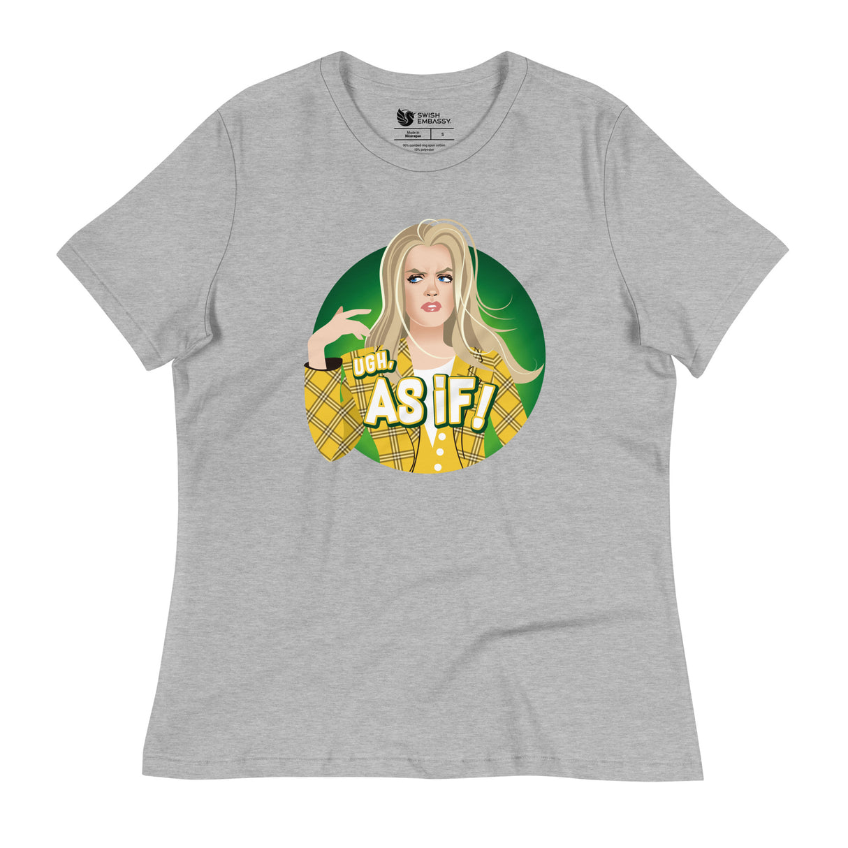 Ew, As If! (Women's Relaxed T-Shirt)-Women's T-Shirts-Swish Embassy