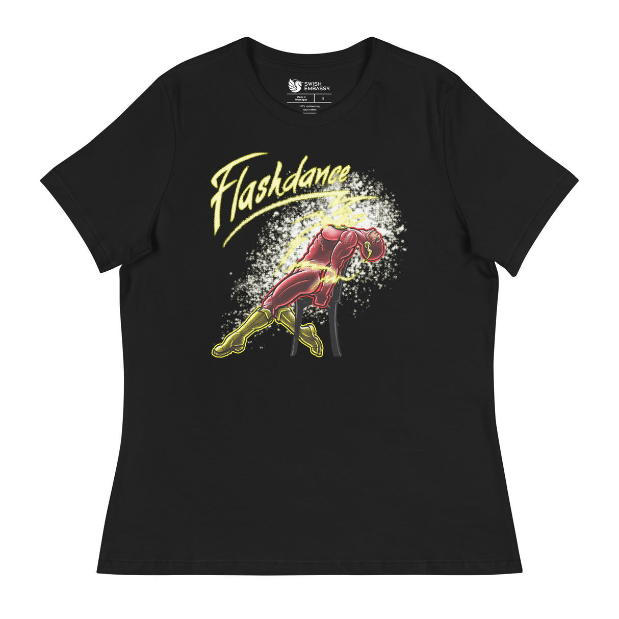 Flashdance (Women's Relaxed T-Shirt)-Women's T-Shirts-Swish Embassy