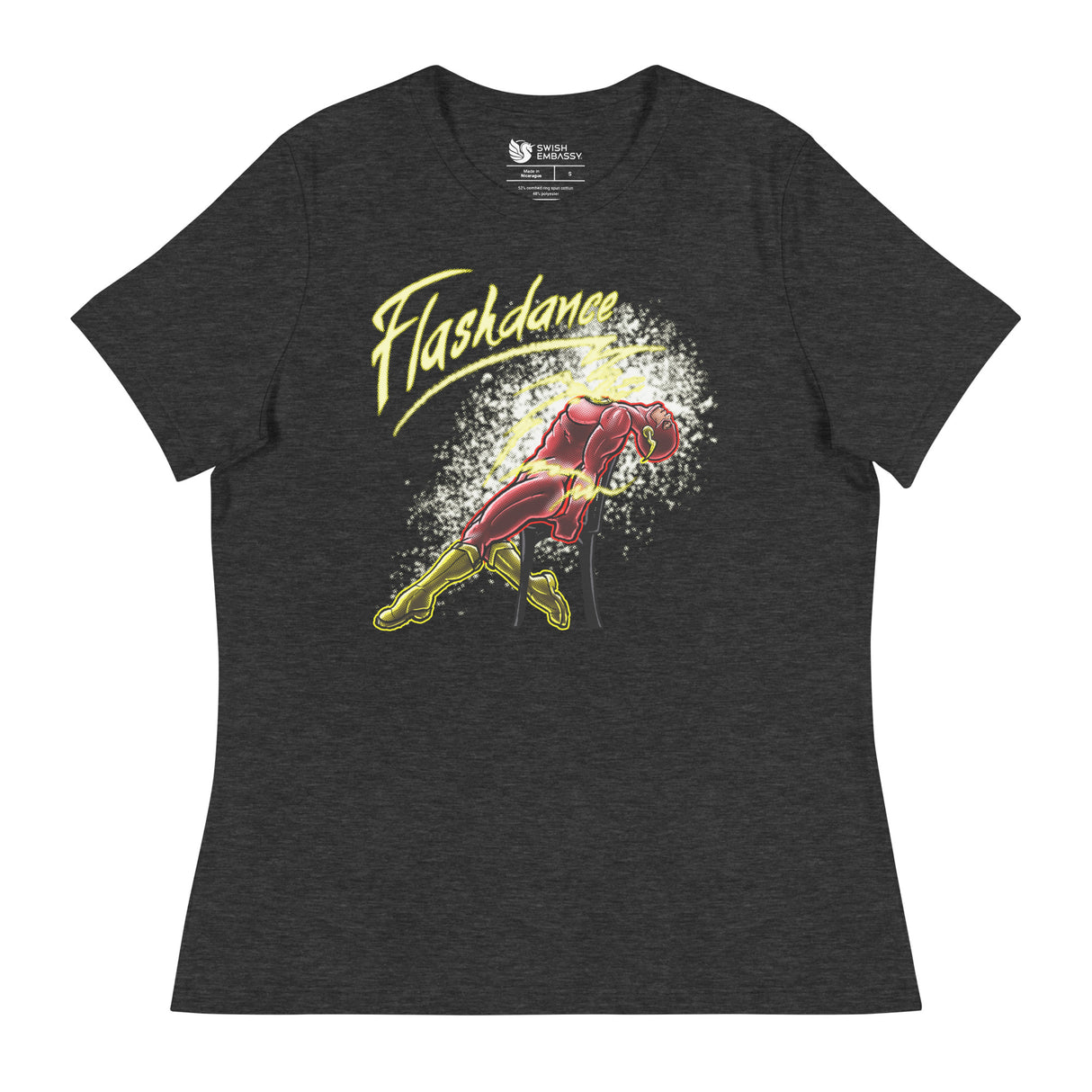Flashdance (Women's Relaxed T-Shirt)-Women's T-Shirts-Swish Embassy