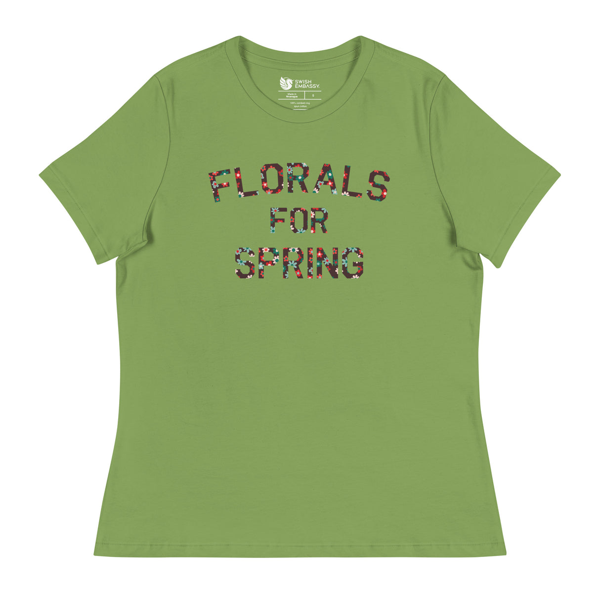Florals for Spring (Women's Relaxed T-Shirt)-Women's T-Shirts-Swish Embassy
