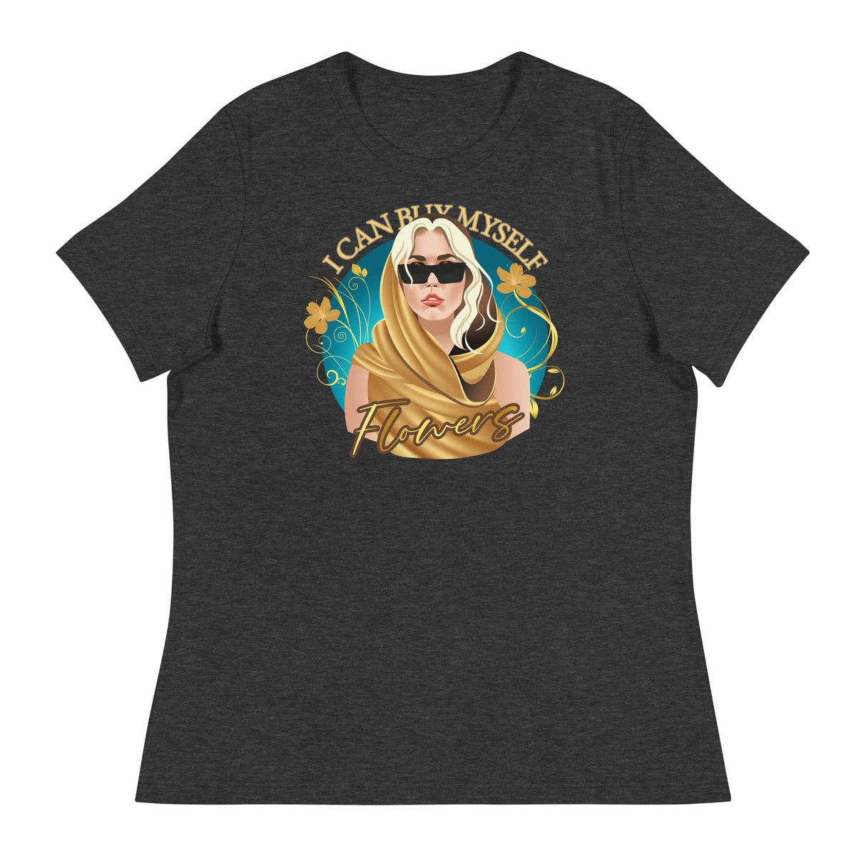 Flowers (Women's Relaxed T-Shirt)-Women's T-Shirts-Swish Embassy