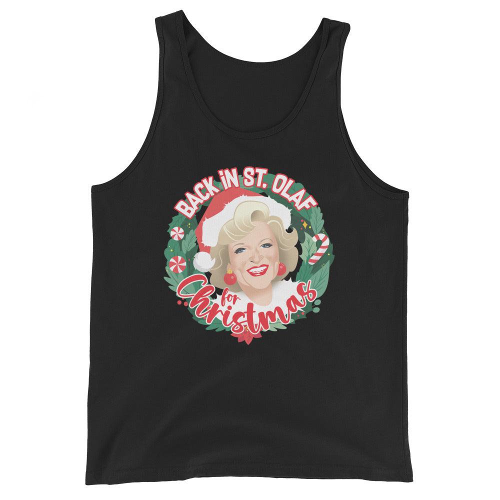 GG Back in St Olaf Christmas (Tank Top)-Christmas Tank Tops-Swish Embassy