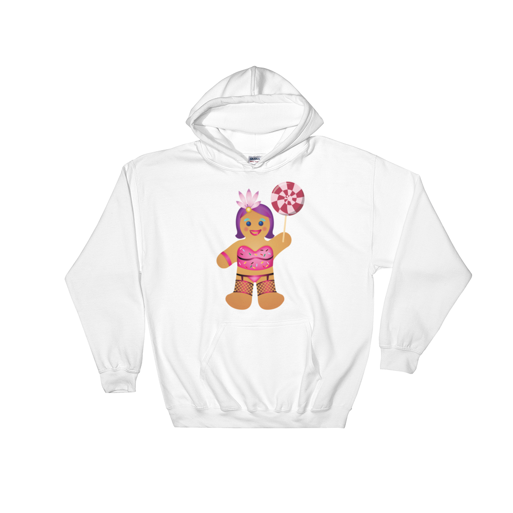 Gingerbread Drag Queen (Hoodie)-Christmas Hoodies-Swish Embassy