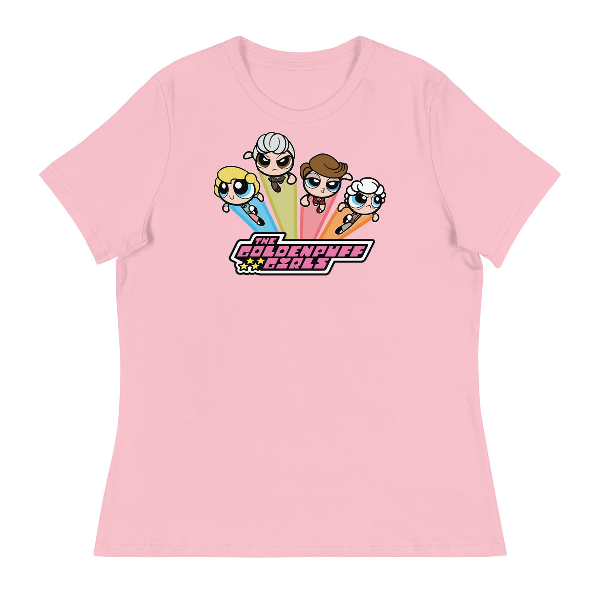 Goldenpuff Girls (Women's Relaxed T-Shirt)-Women's T-Shirts-Swish Embassy