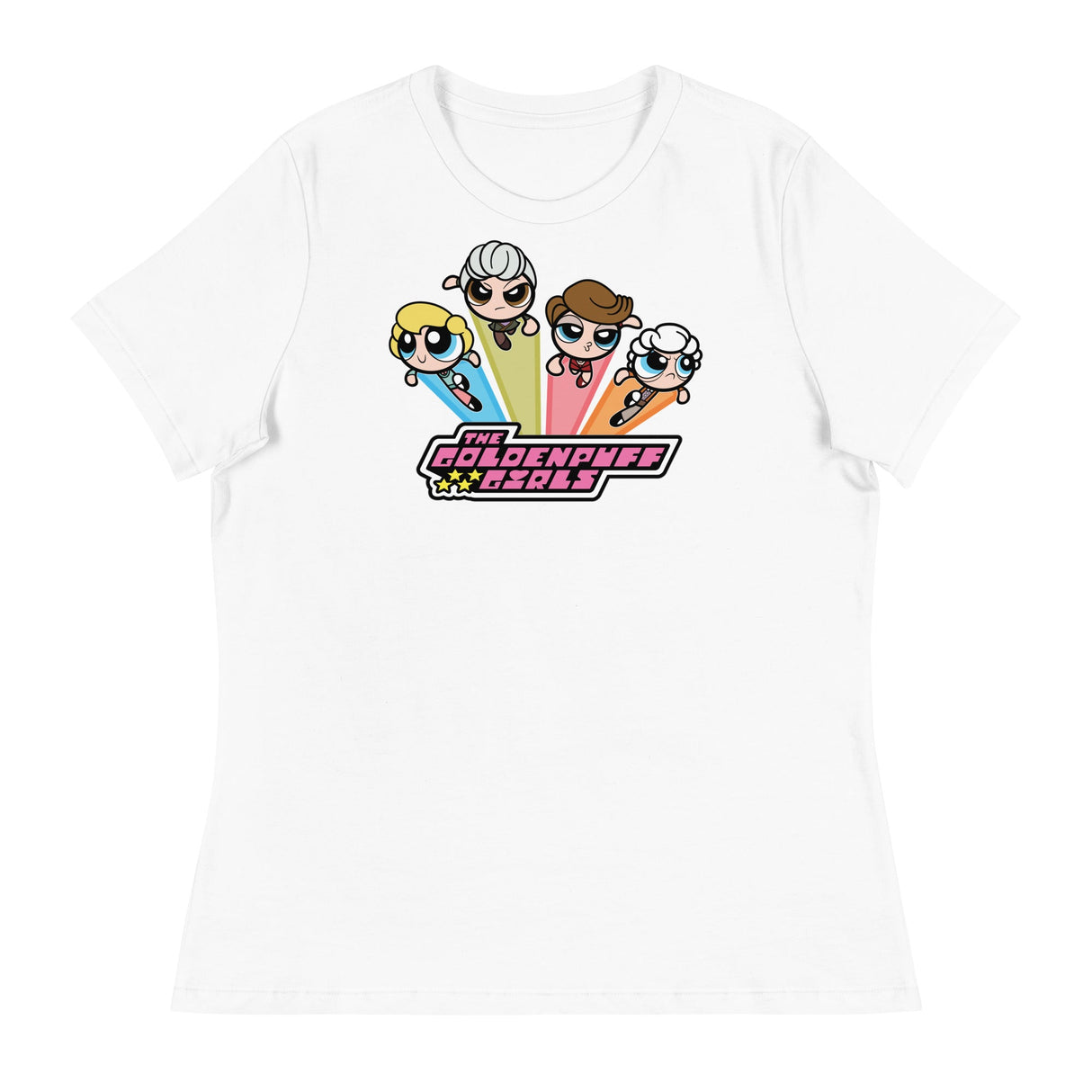 Goldenpuff Girls (Women's Relaxed T-Shirt)-Women's T-Shirts-Swish Embassy