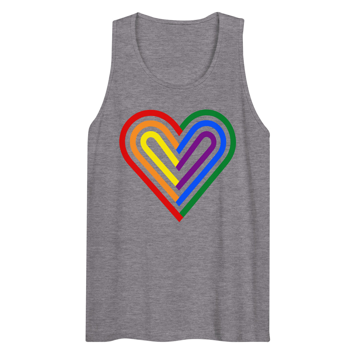 Heart On (Tank Top)-Tank Top-Swish Embassy