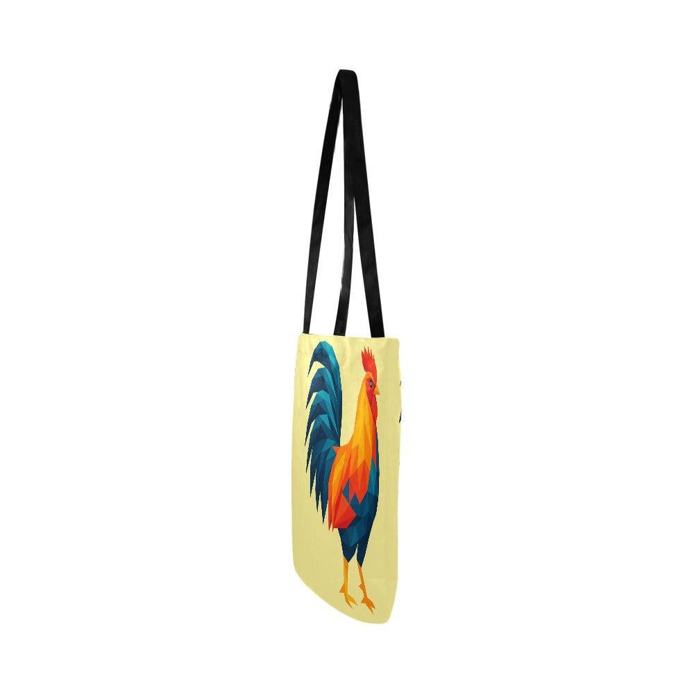 Huge Polygon Rooster (Tote Bag)