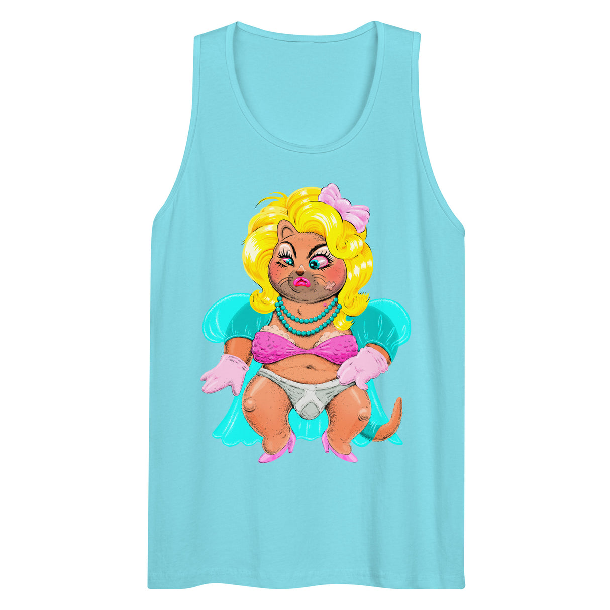 Look What the Cat Dragged In (Tank Top)-Tank Top-Swish Embassy