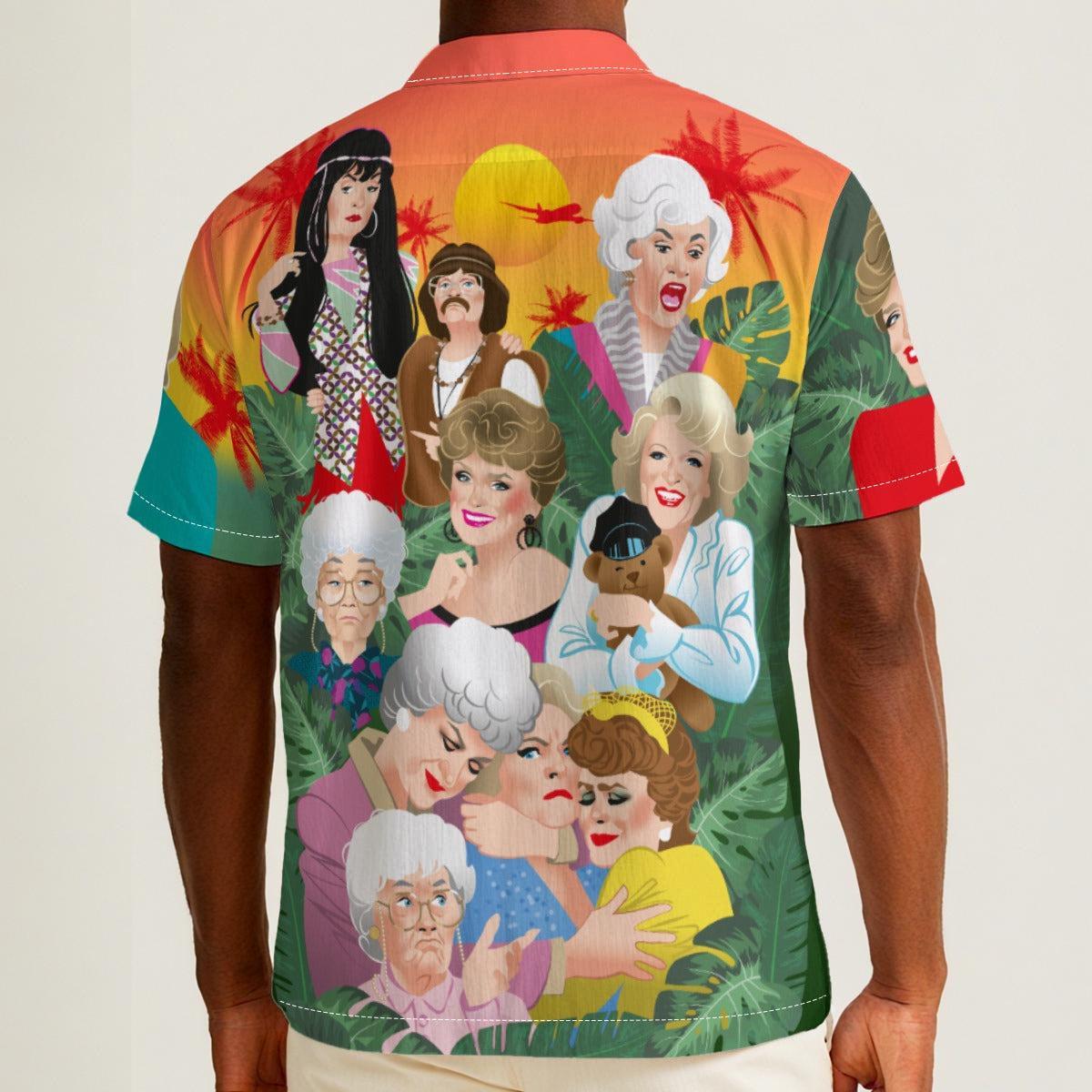 Miami is Nice (Cotton Button Shirt)-Cotton Button Shirt-Swish Embassy