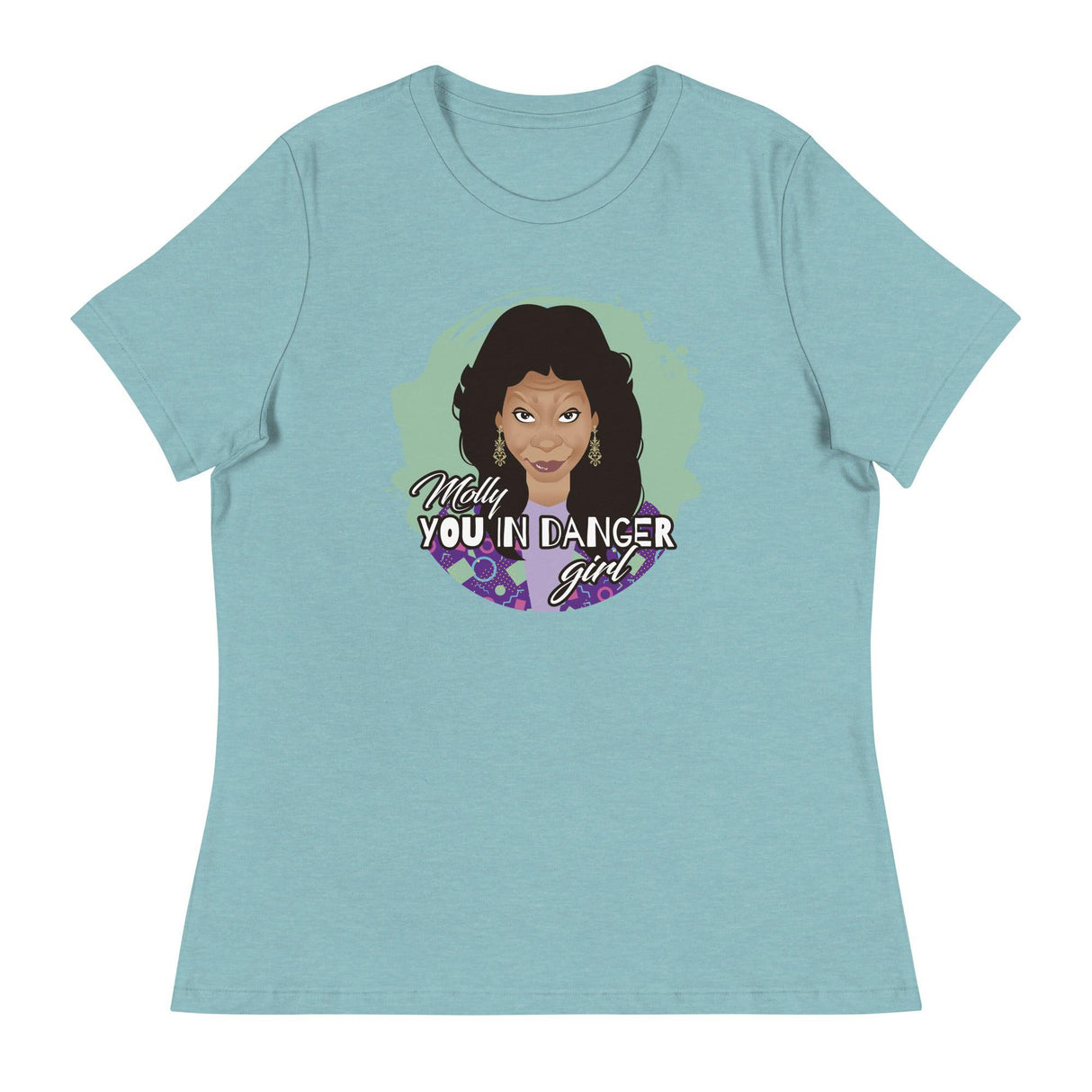 Molly You in Danger Girl (Women's Relaxed T-Shirt)-Women's T-Shirts-Swish Embassy