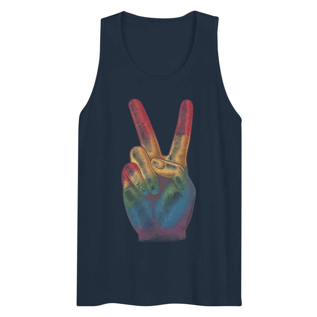 Peace and Pride (Tank Top)-Tank Top-Swish Embassy