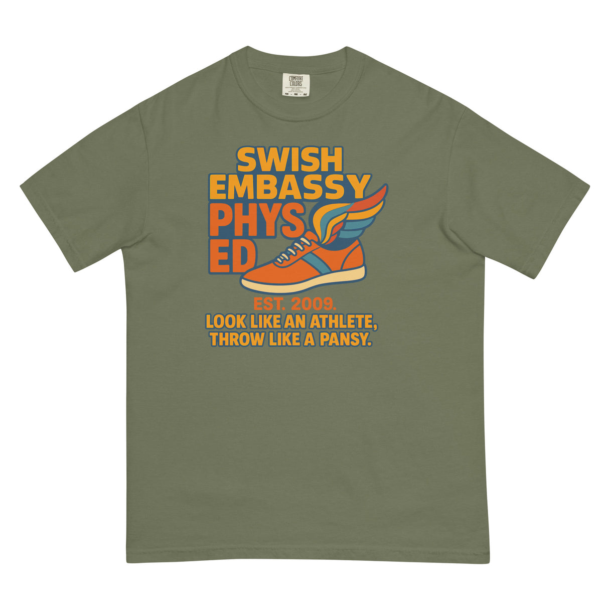 Phys Ed (Boxy Tee)-Boxy T-Shirt-Swish Embassy