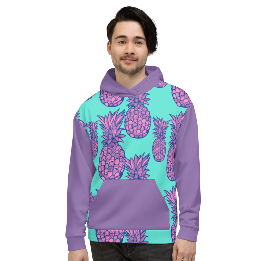 Pineapple Princess (Allover Hoodie)-Allover Hoodie-Swish Embassy