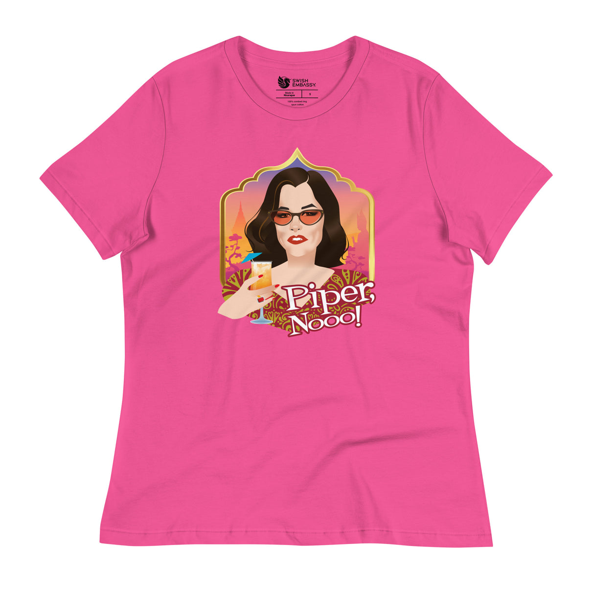Piper, Nooo! (Women's Relaxed T-Shirt)-Women's T-Shirts-Swish Embassy