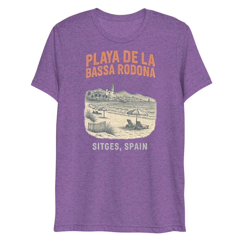 Playa de la Bassa Rodone (Triblend) - Purple Triblend