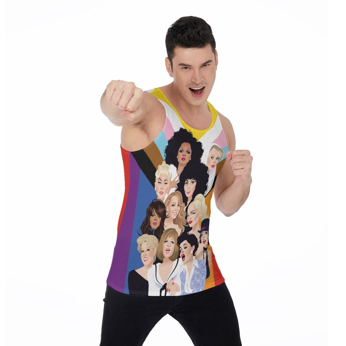 Pride Divas (Allover Tank Top)-Allover Tank Top-Swish Embassy